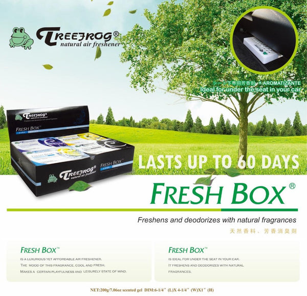 Treefrog Fresh Box Air Freshener Black Squash - Pack 12