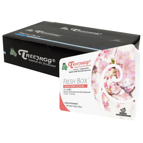 Treefrog Fresh Box Air Freshener Sakura Cherry Blossom - Pack 12