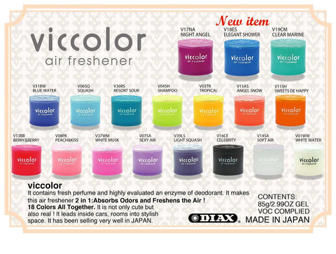 Viccolor Assorted Air Freshener 15 Pack Case
