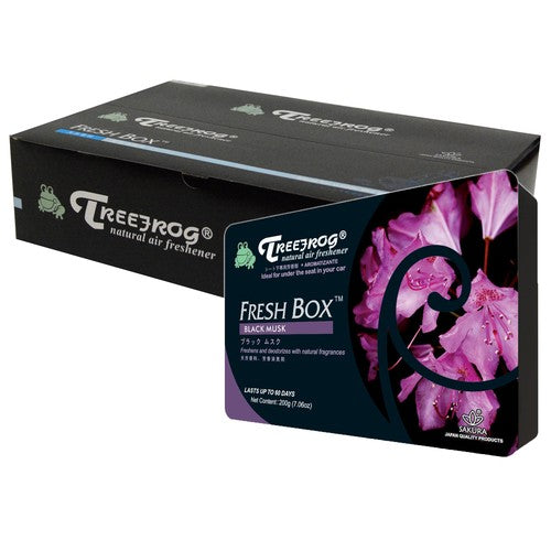 Treefrog Fresh Box Air Freshener Black Musk - Pack 12