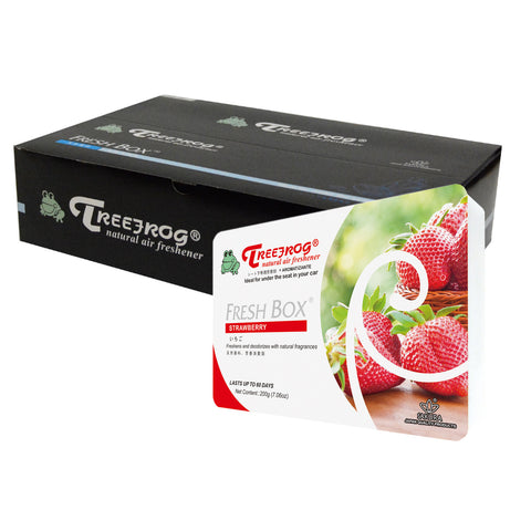 Treefrog Fresh Box Air Freshener Strawberry - Pack 12