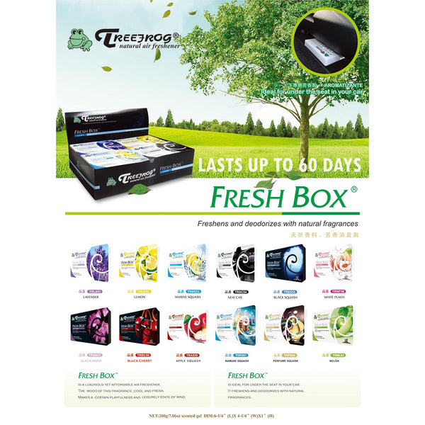 Treefrog Fresh Box Air Freshener Melon - Pack 24